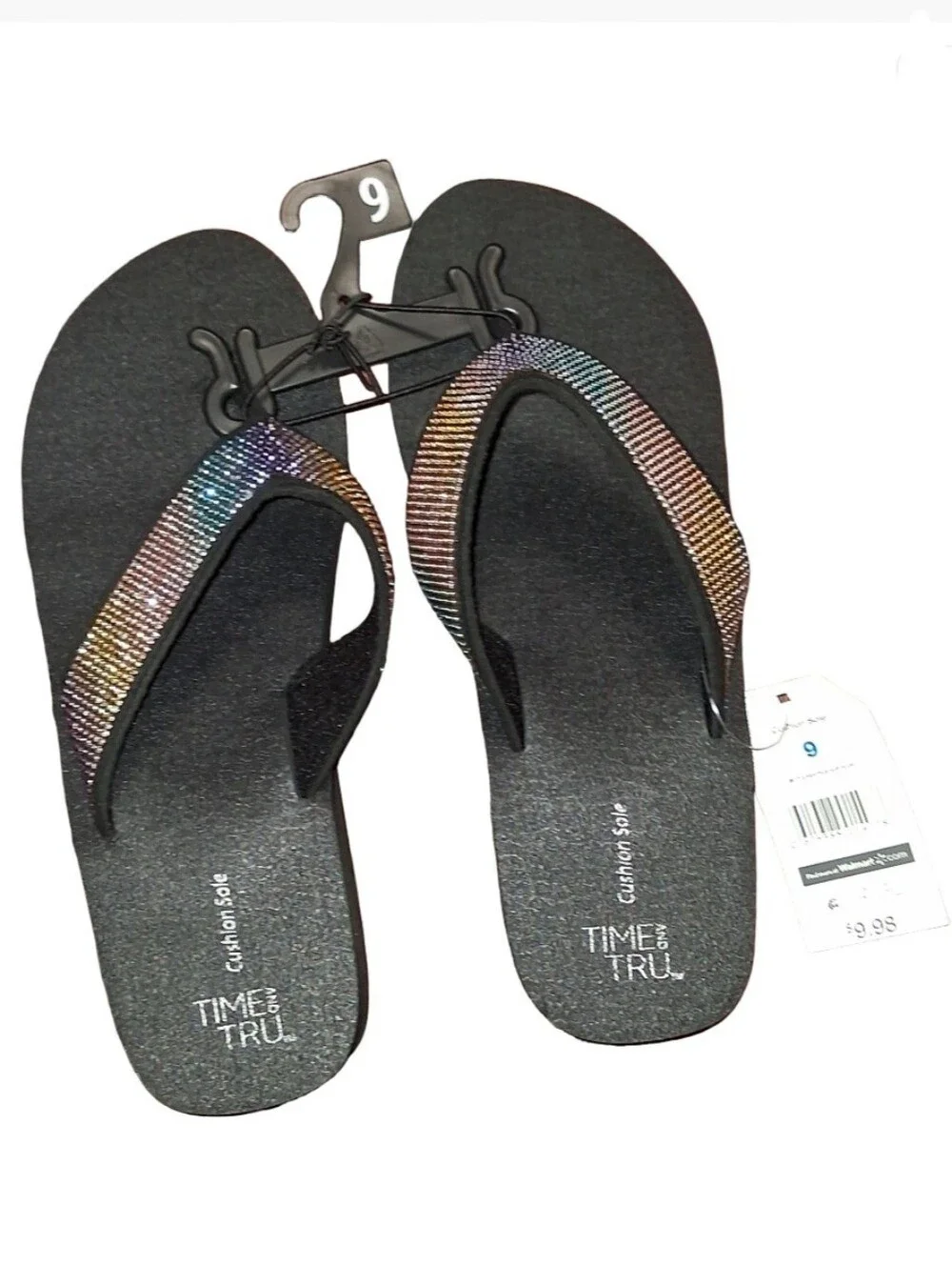 Womens Platform Glitter Flip Flops Sizes 9 & 10 NWT